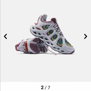 Li-Ning Arc Ace grey/maroon/teal size 5.5